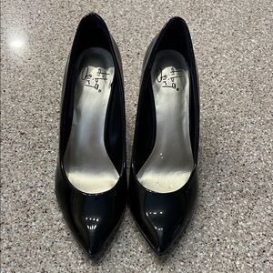 Diba Shiny Black Heels